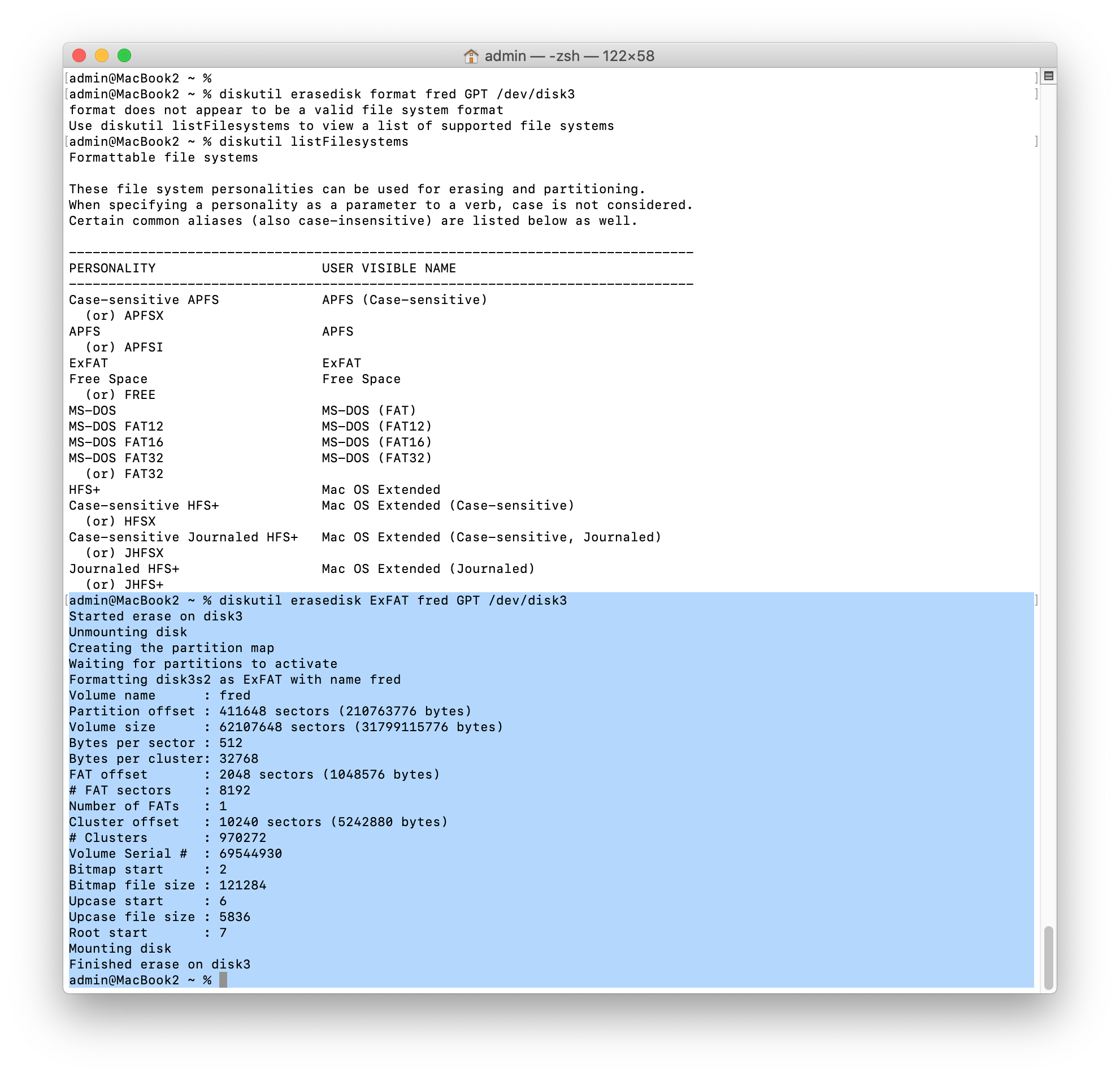 diskutil fix SDcard